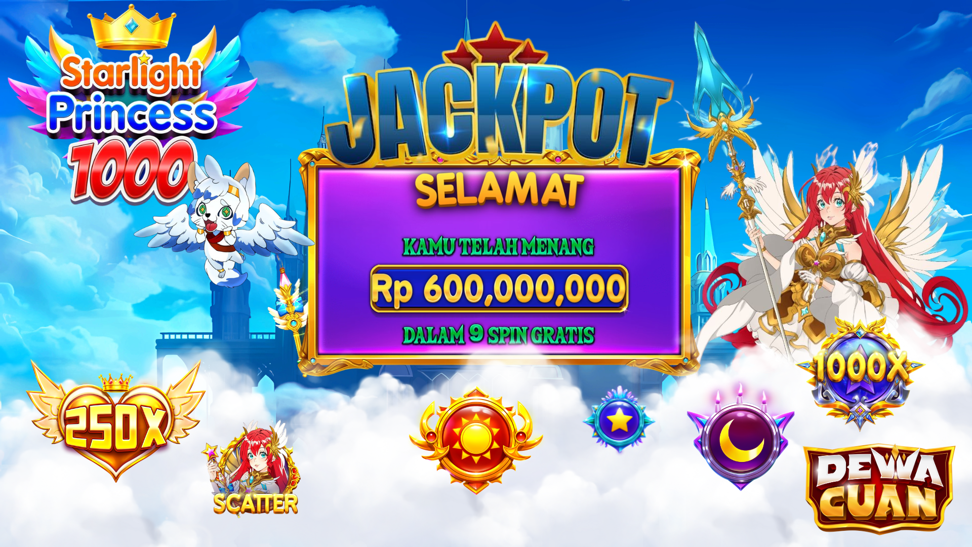 Jackpot 600 Juta! LOK*** Buktikan Dewacuan Gacor di Starlight Princess