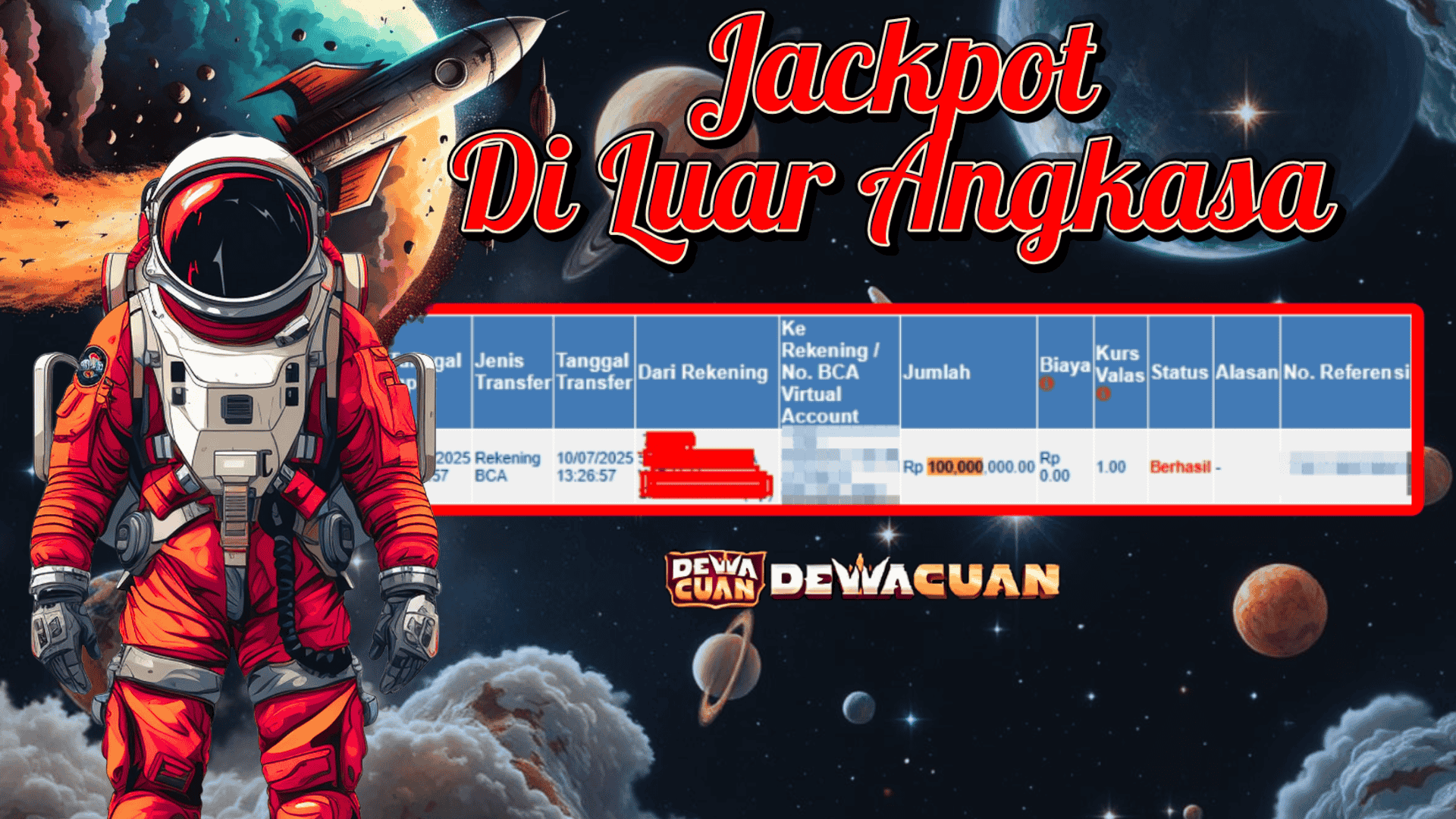 Jackpot 413 Juta! Testimoni Member Dewacuan di Gravity Bonanza
