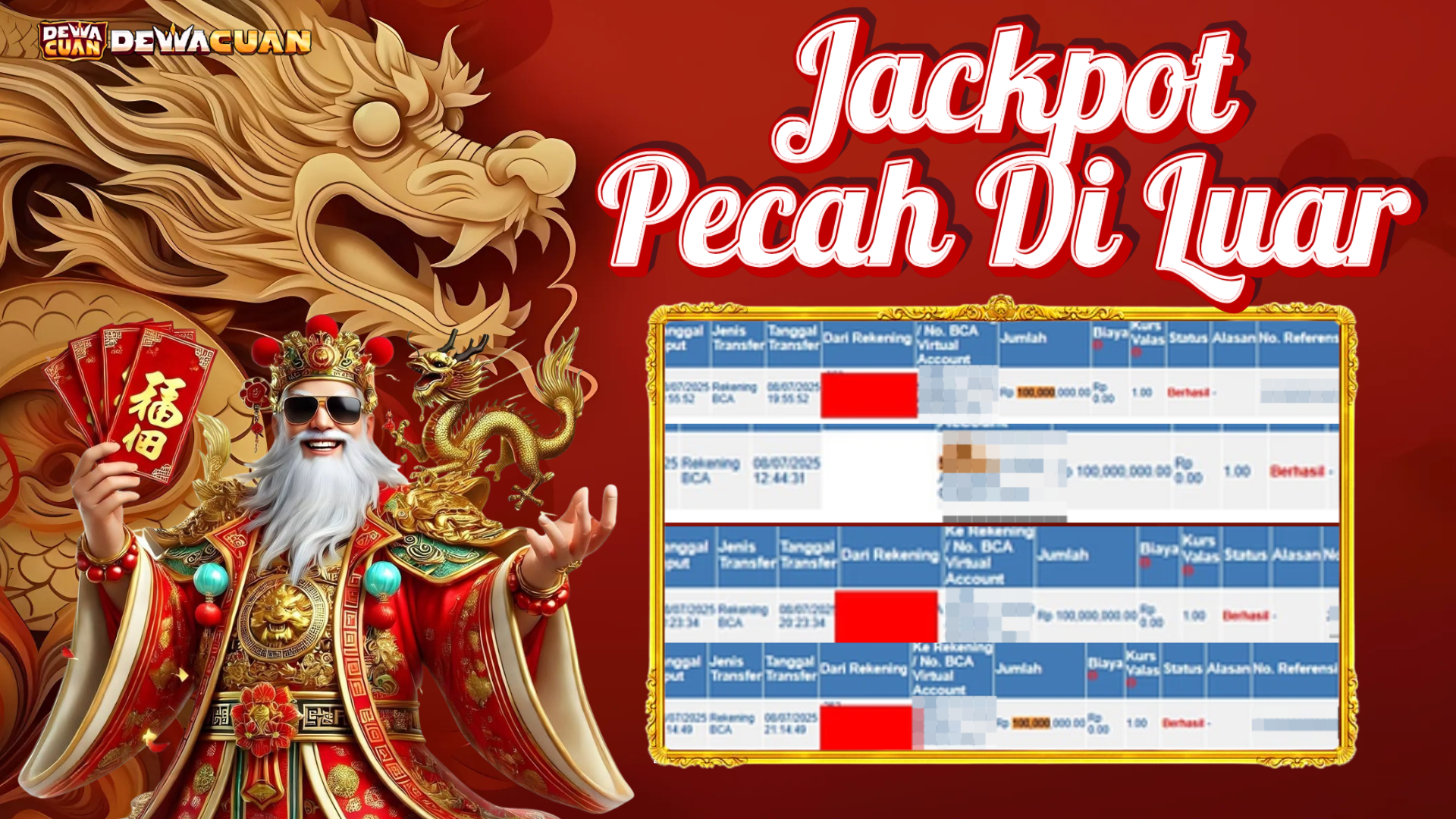Testimoni Kemenangan – Jackpot Mahjong Wins Dewacuan: Kisah Member Bebb*** Jackpot 400 Juta