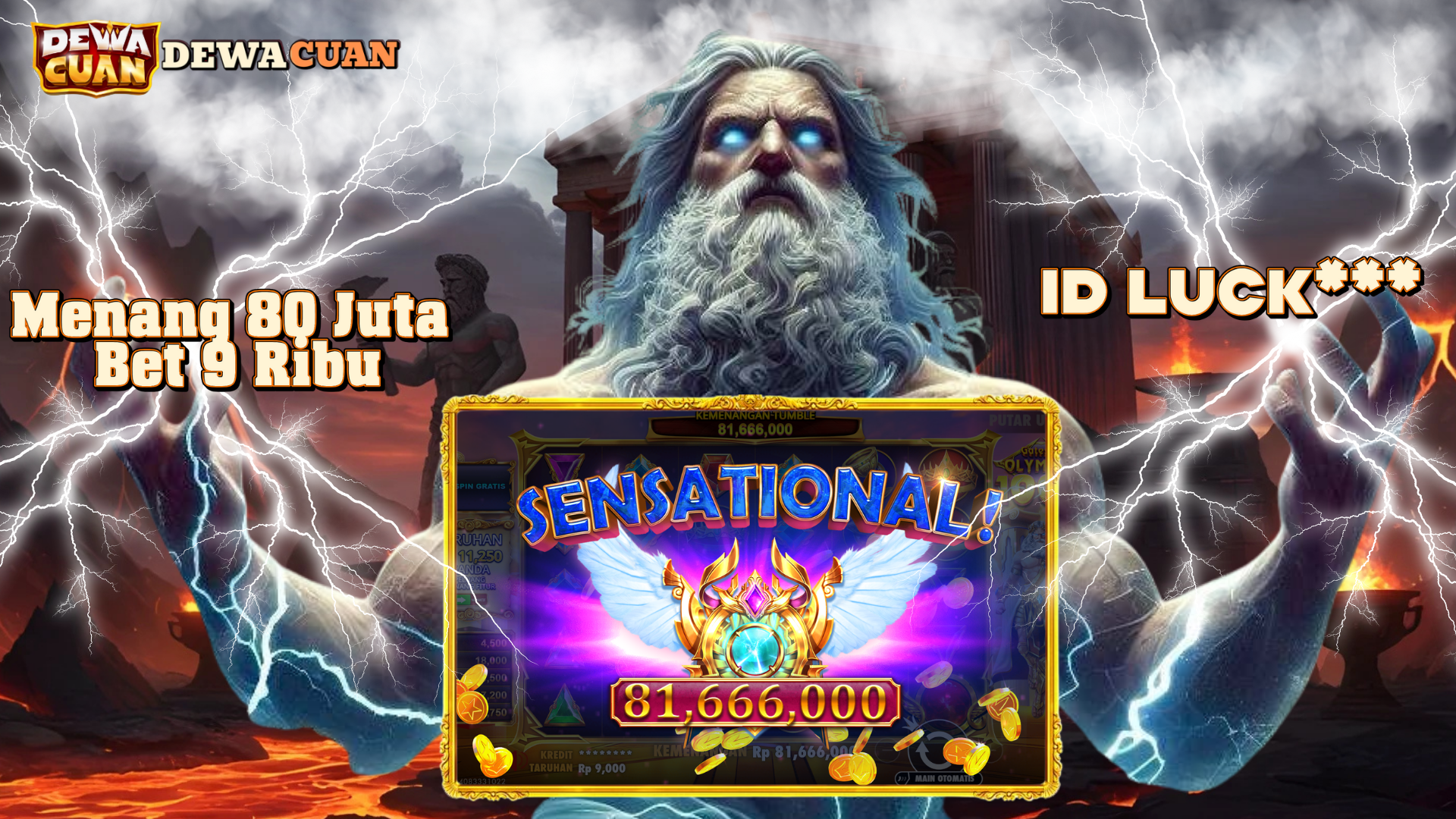 Dari Modal Receh 9 Ribu, Zeus Mengguncang Layar dengan 80 Juta!