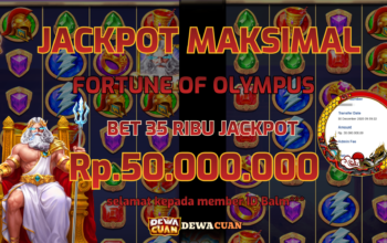 Jackpot Fortune Olympus Maksimal Rp50 Juta Hanya Bet 35 Ribu, Member ID Balm Menang Besar!